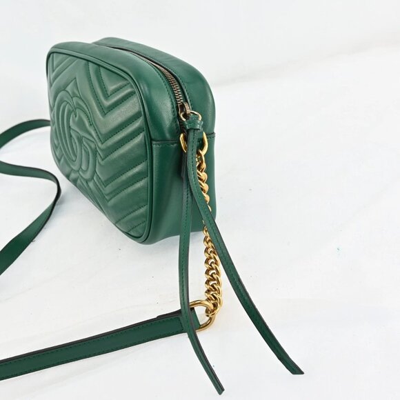 Authentic GUCCI GG Marmont Chain Shoulder Bag bsj870-110625 - Picture 6 of 16